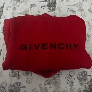 RED BABY BOY GIVENCHY SWEATSHIRT SZ 6
